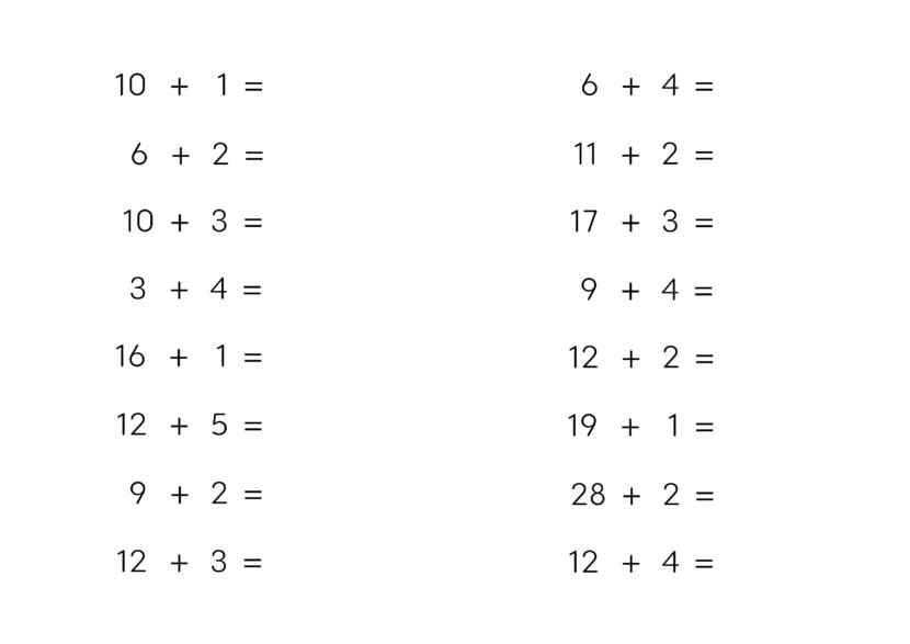 free printable addition and subtraction maths worksheets for kids