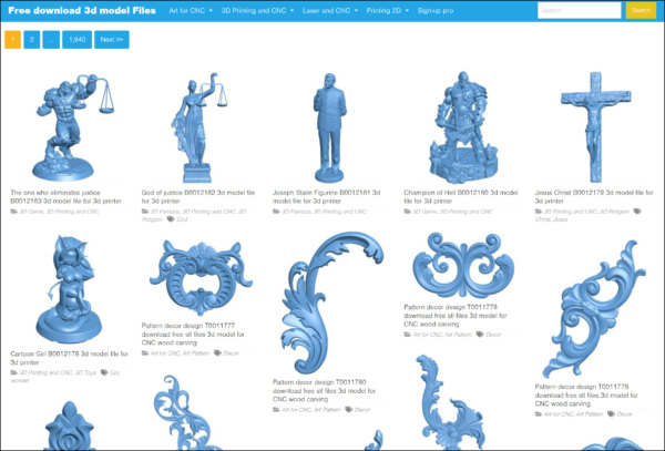 13 Sites To Download Free Printable 3D Printer Files And Designs