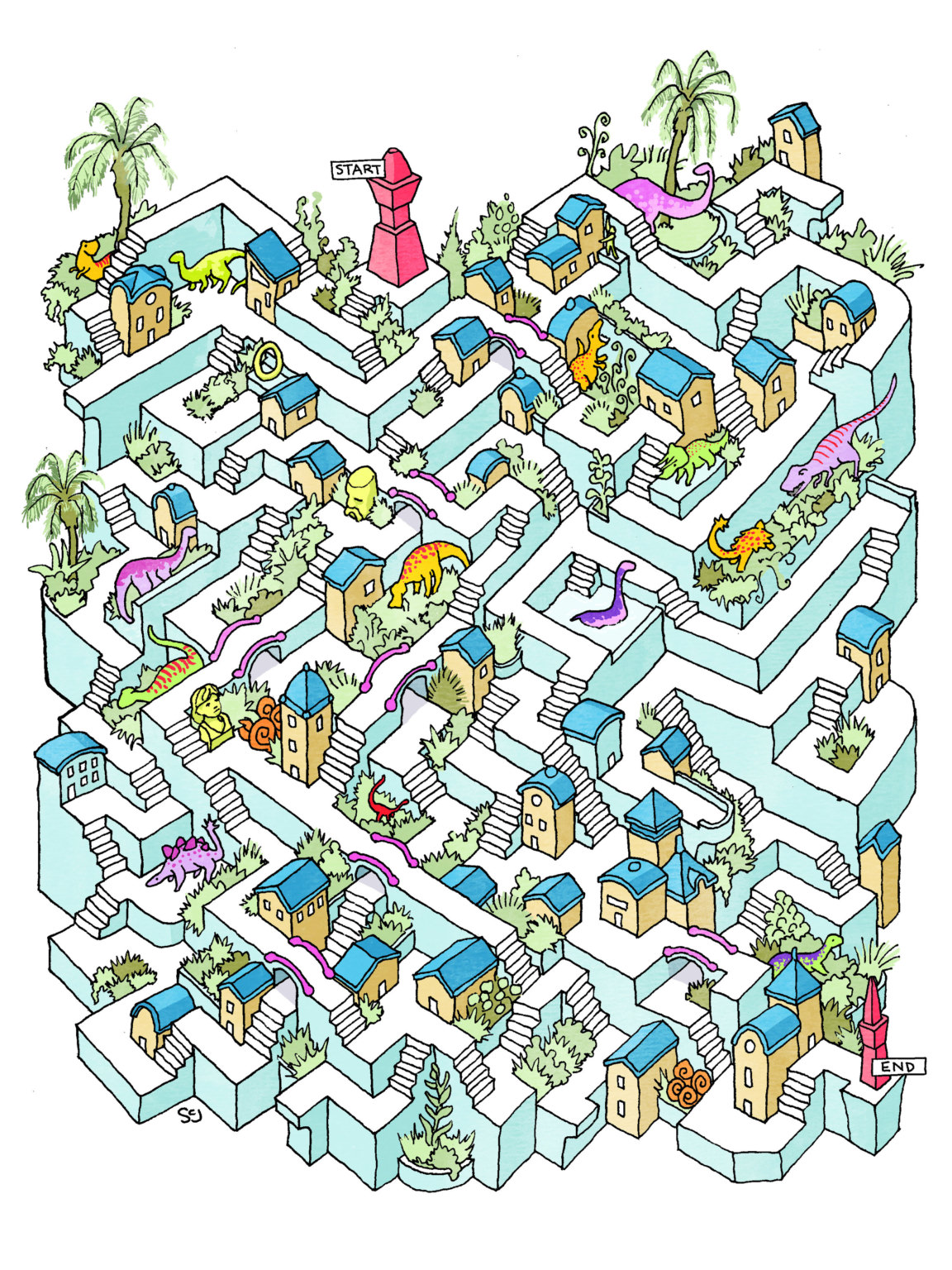 13 Creative Maze And Labyrinth Puzzles [ Download ]