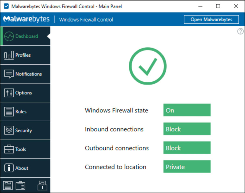 Malwarebytes Windows Firewall Control