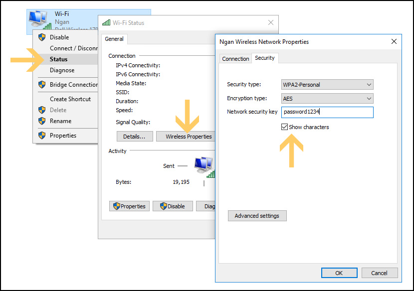 Microsoft Find Your wifi Password