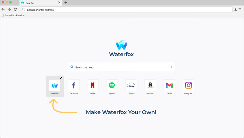 Waterfox browser