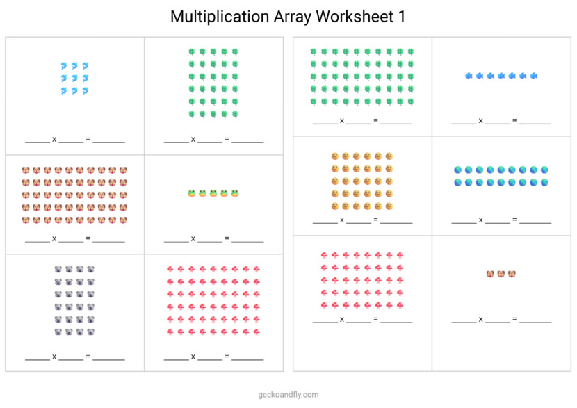 Printable Multiplication Worksheet