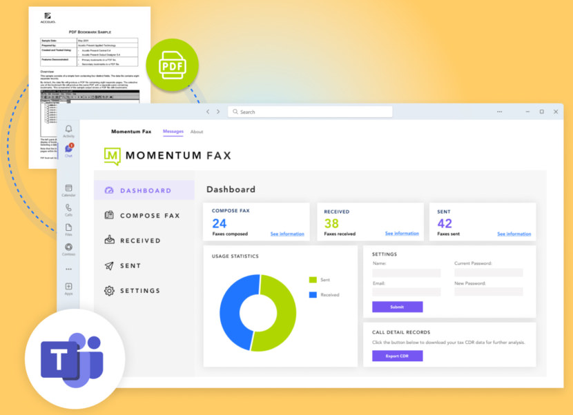 GoMomentum Microsoft Teams Fax