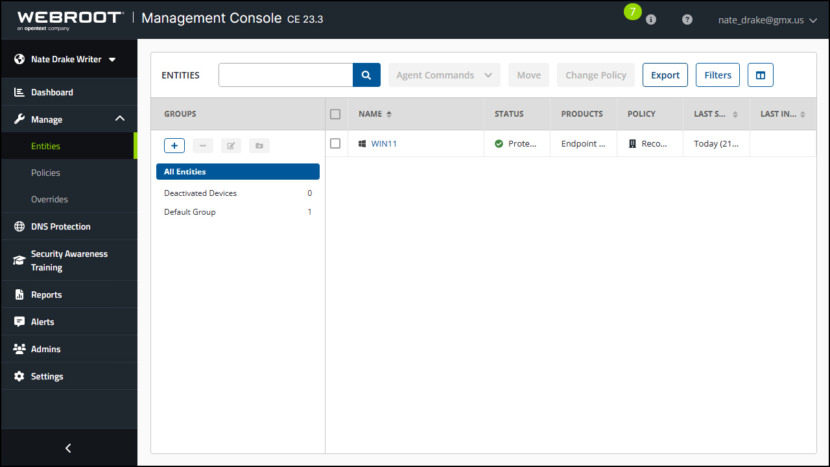 Webroot Business Endpoint Protection