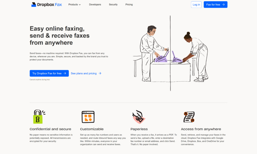 Dropbox Fax