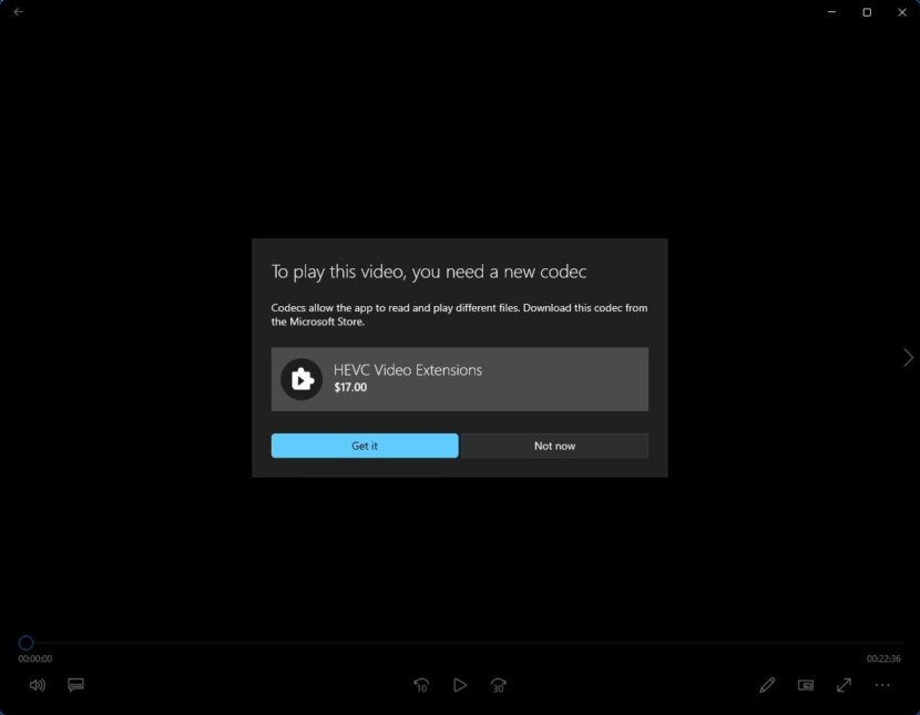 Download FREE HEVC Video Extensions Codec HEVC H.256